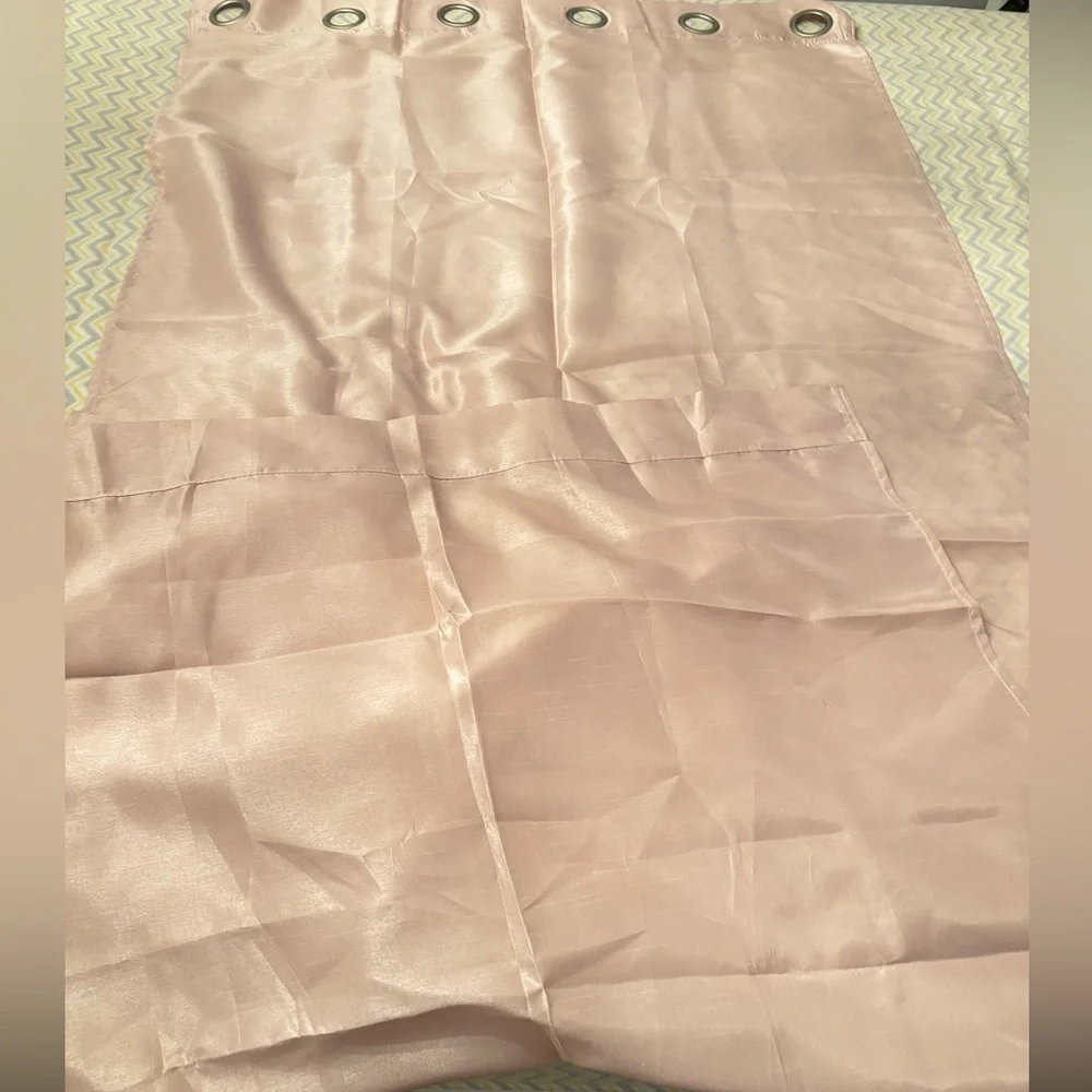 Light Pink Curtains Blush with Elegant Accents